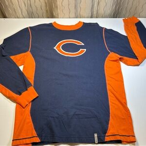 Reebok NFL Team Apparel Chicago Bears Men's Medium Crewneck Cotton Graphic Logo